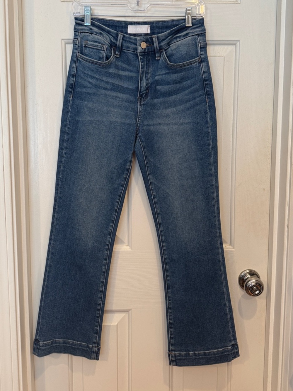 VERVET BY FLYING MONKEY Dark Blue Flare Jeans